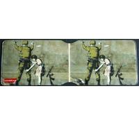 Porta biglietto elettronico Oyster Card, motivo: soldato e ragazza di Banksy