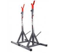 Porta bilanciere coppia regolabile per squat K-SPORT