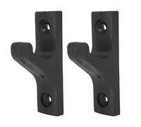 Porta bilancieri da 2 pezzi, Portabilanciere a parete, Staffa per bilanciere in plastica ispessita per barre di sollevamento pesi, barre standard, barre CF, barre trappola, design