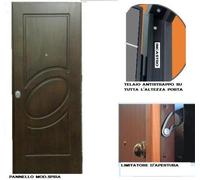 PORTA BLINDATA CERTIFICATO CLASSE 4 INTERNO ESTERNO PORTONCINO BLINDATO