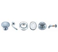 Porta blindata-kit accessori cr.satin.sx