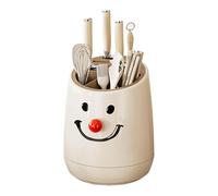 Porta Blocco Taglienti, Capienza Ampia e Stabile per Conservazione Coltelli, Organizzatore Compatto con Espositore Risparmio Spazio per Cucina, Casa e Necessità Quotidiane