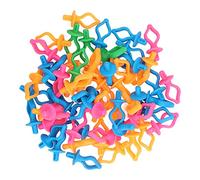 Porta bobina in silicone da 100 pezzi Clip per rocchetto di filo regolabile colorato Accessori per cucire compatti per Amanti del cucito Crafters