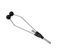 Porta bobina per legare mosche con punta standard e struttura in acciaio per la gestione del filo e avvolgimento sicuro del gancio nella costruzione di mosche (lungo)