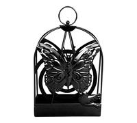 Porta Bobina per Zanzare, Porta Bobina per Zanzara in Acciaio Inossidabile, Design in Stile Retrò, Porta Bobina per Zanzara, Porta Bobina per Zanzara, per Campeggio Domestico Giardino（Farfalla Nero）