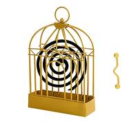 Porta Bobina per Zanzare,Retrò Supporto a Spirale,Supporto per Spirali Antizanzare in Ferro Retrò,Nordico Retrò in Ferro Anti Zanzare,Mosquito Coil Iron,Innovativo Bruciatore di Incenso (D'oro)
