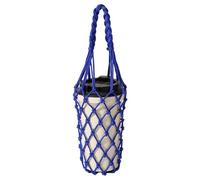 Porta borraccia - Borsa da trasporto bottiglia 34 cm | Supporto bicchiere gancio in poliestere leggero | Accessorio escursionismo campeggio viaggio | Rete portatile da spiaggia a piedi da picnic |