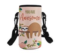 Porta-borraccia da pizing, borsa termica per borraccia, custodia a sacchetto portatile, ideale per bottiglie in acciaio inox e plastica, per donne e ragazze, accessori per esterni