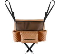 Porta borsa per auto tra i sedili,Borsa per console centrale con cinturino regolabile | Organizzatore automatico per console centrale del sedile anteriore, porta carte snack per tutti i veicoli