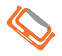 Porta borse Heavy Duty - Porta borsa per il pranzo da 5,71 | Porta borse per risparmiare manodopera, maniglie per la spesa per donne, uomini, anziani, mercato, ufficio e trasporto pubblico, Arancione