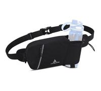 Porta bottiglia d' getBSTOOP Sport Fanny Pack Running Running Waist Branco di idratazione impermeabile for andare a piedi in viaggio (nero)