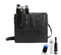 Porta bottiglia d'acqua, borsa per idratazione sportiva, supporto per sacchetto, custodia portatile, materiale PU leggero e compatto, cinghia da trekking all'aperto, protezione per bottiglie da