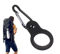 Porta bottiglia d'acqua - fibbia per bottiglia d'acqua - clip per bottiglia da 9 cm - clip per bottiglia cinturino in silicone, porta ad anello per bottiglie per escursioni