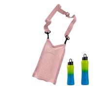 Porta bottiglia d'acqua per camminare, borsa per bottiglia d'acqua, Borsa a rete per tazza d'acqua con tracolla regolabile, Borsa a tracolla per bottiglia d'acqua per tempo libero all'aperto, copri
