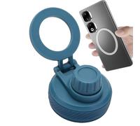 Porta bottiglia d'acqua per telefono, coperchio antiscivolo per bottiglia d'acqua con supporto magnetico per telefono, coperchio resistente agli urti, supporto per smartphone, supporto per palestra