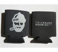 Porta Bottiglia Di Birra Isolato Koozie ~ TWIN PEAKS Brewing ~ Irving, TEXAS