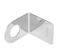 Porta Bottiglia di Sapone Autoadesivo, per Bagno e Cucina, Stile Americano, Porta Shampoo da Parete in Acciaio Inox 304 Diametro Interno 27 Mm