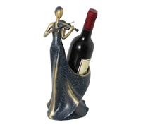 Porta bottiglia di vino - supporto per vino rosso, supporto per bottiglia singola | Statue Sintetico Resina Wines Stand rack, supporto vini per figurine di voilin per per la casa.