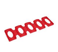 Porta Bottiglia in Silicone Rosso, Tappetino per Supporto per Frigorifero, Accessori da Barra, Pratica e Versatile, Grande capacità, Facile da Pulire con Resistenza a Temperatura Elevata e Bassa,