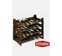 Porta bottiglie 5 piani componibile modulare impilabile cantinetta 6 posti