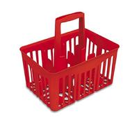 Porta bottiglie Stefanplast, modello 42217, cestello 6 posti, colore Rosso, per