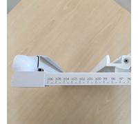 PORTA BOX DOCCIA NICCHIA IN PVC 150 CM ANTA SCORREVOLE CENTRALE H185 RIDUCIBILE