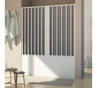 PORTA DOCCIA SOPRA VASCA 170 CM PVC NICCHIA ANTA SCORREVOLE CENTRALE H150 BOX