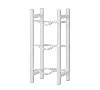 Porta brocche d'acqua a singola, porta for refrigeratori, bottiglie impilabile, for 2-5 da 5 galloni(3tier)