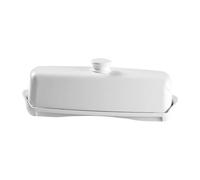 Porta Burro Da Frigorifero Burriera da cucina con coperchi, facile da pulire, contenitore for conservare il burro in cucina, for la cottura, il frigorifero, la stanza, le noci(WHITE)