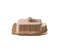 Porta Burro Da Frigorifero,Burriera Scatola for burro in ceramica creativa retrò, stoviglie con coperchio, inventario di , piatto a forma cuore, for , scatole for formaggi(A)