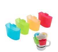 Porta Bustine da Tè Organizer,4 Pezzi Piccoli E Divertenti A Clip,Tè per Bordo - per Casa Cucina Ufficio Ristorante Picnic Campeggio Viaggio Appartamento Agriturismo