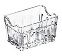 Porta bustine di zucchero in acrilico trasparente, per bar, caffè, zucchero, organizer trasparente per la casa