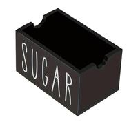 Porta bustine di zucchero per bar, espositore versatile in legno per 20 bustine