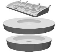 Porta Cacciaviti Organizer per Pannello Forato Wall Control con Inserti Extra
