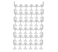 Porta cacciaviti per pannello forato, accessori per organizer, portautensili multi-anello
