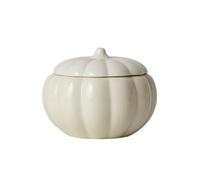 Porta Candele 1 Pezzo Di Ceramica Zucca Candela Profumata Tazza Vuota Candela Barattolo Camera Da Letto Soggiorno Ornamento Bianco