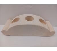 PORTA CANDELE, PORTA INCENSO IN SASSO CM 25X8X8