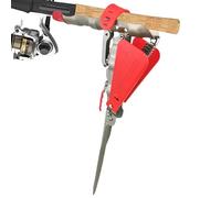 Porta Canna Da - Acciaio Inossidabile, Suporto Per Cana Da Pescaa, Rilevamento Del Morso | Robusta Sponda Con Inserto A Terra, Supporto Per La , Supporto Per Canna Da Pescaa Per Fiumi, Lagh