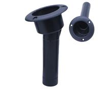 Porta Canna Da - Supporto Per Canna Da Barca Marina | Rastrelliera Per Paddle Board Regolabile Con Angoli Di 0° 15° | Presa Da Incasso Per Ponte Resistente Con Portabicchieri Integrato Per C