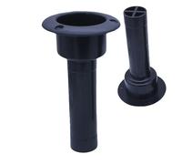 Porta Canna Da - Supporto Per Canna Da Barca Marina | Rastrelliera Per Paddle Board Regolabile Con Angoli Di 0° 15° | Presa Da Incasso Per Ponte Resistente Con Portabicchieri Integrato Per C