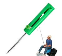 Porta canne da pavimento, supporti telescopici per canne da terra - Supporto telescopico regolabile portatile per spiagge esterne