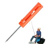 Porta canne da pavimento - Supporto portatile regolabile per spiagge, accessorio regolabile telescopico portatile per dori, donne e uomini