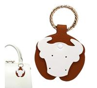 Porta cappelli con clip magnetica per portafoglio, supporto magnetico per cappelli in pelle PU con design con panda da viaggio per borse, fermagli per cappelli per bagagli, clip in pelle PU