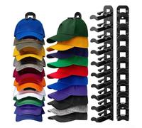 Porta-cappelli, organizer per cappelli da baseball, multistrato, montaggio a parete, espositore per cappelli, per camera da letto, porta armadio