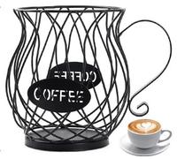 Porta Capsule Caffè, Porta Cialde Caffè, Cestello Porta Caffè, Porta Bicchieri K