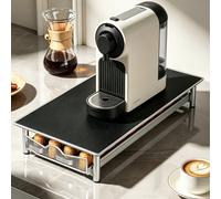 Porta capsule di caffè a 40 scomparti, cassetto porta capsule, supporto in metallo per macchina da caffè con porta capsule, ripiano antiscivolo per organizzare le capsule, organizer per la postazione 