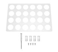 Porta capsule di caffè per 24 capsule, spessore 4 mm, in acrilico trasparente, organizer per capsule di caffè, vassoio per postazione caffè, ideale per casa, ufficio e cucinas