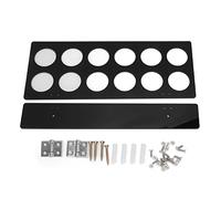 Porta cares da caffè a parete Risparmio di spazio sotto il bancone del supporto per pod Coffee Haborder Black Acrilico 13x33cm per l'ufficio della cucina