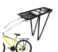 Porta cargo per biciclette - Porta posteriore in bicicletta regolabile | per corrieri da tour per bagagli | Rack per ciclismo posteriore | 77lbs robusti robusti per pannier | Sedile posterior
