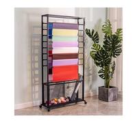 Porta-carta da regalo a doppio lato e organizer per nastri per stanze artigianali, pasticcerie e negozi di fiori